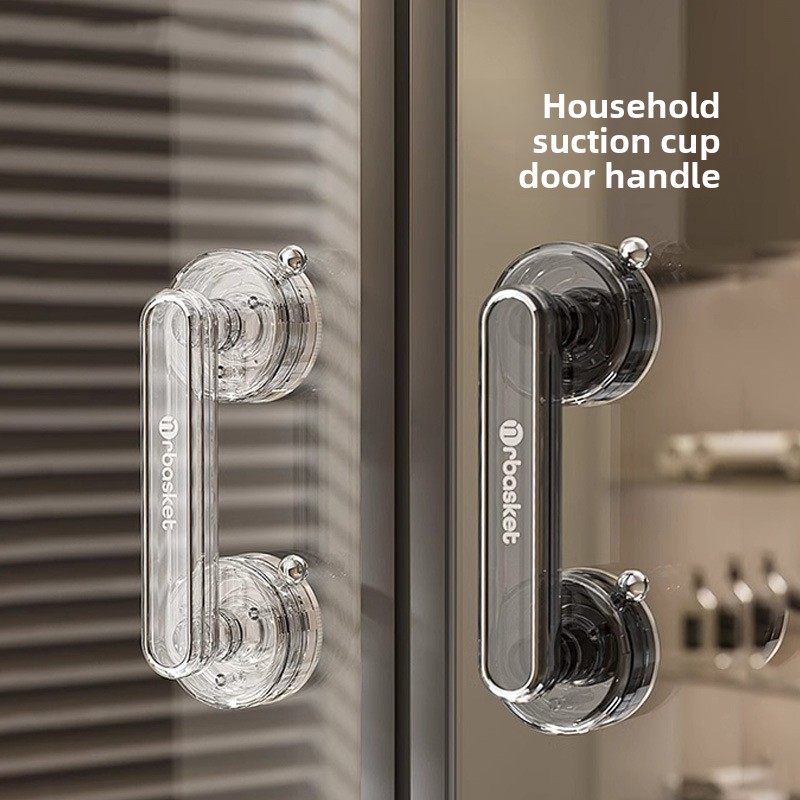Cabinet Handle Pull - Glass door handle with suction cup,
