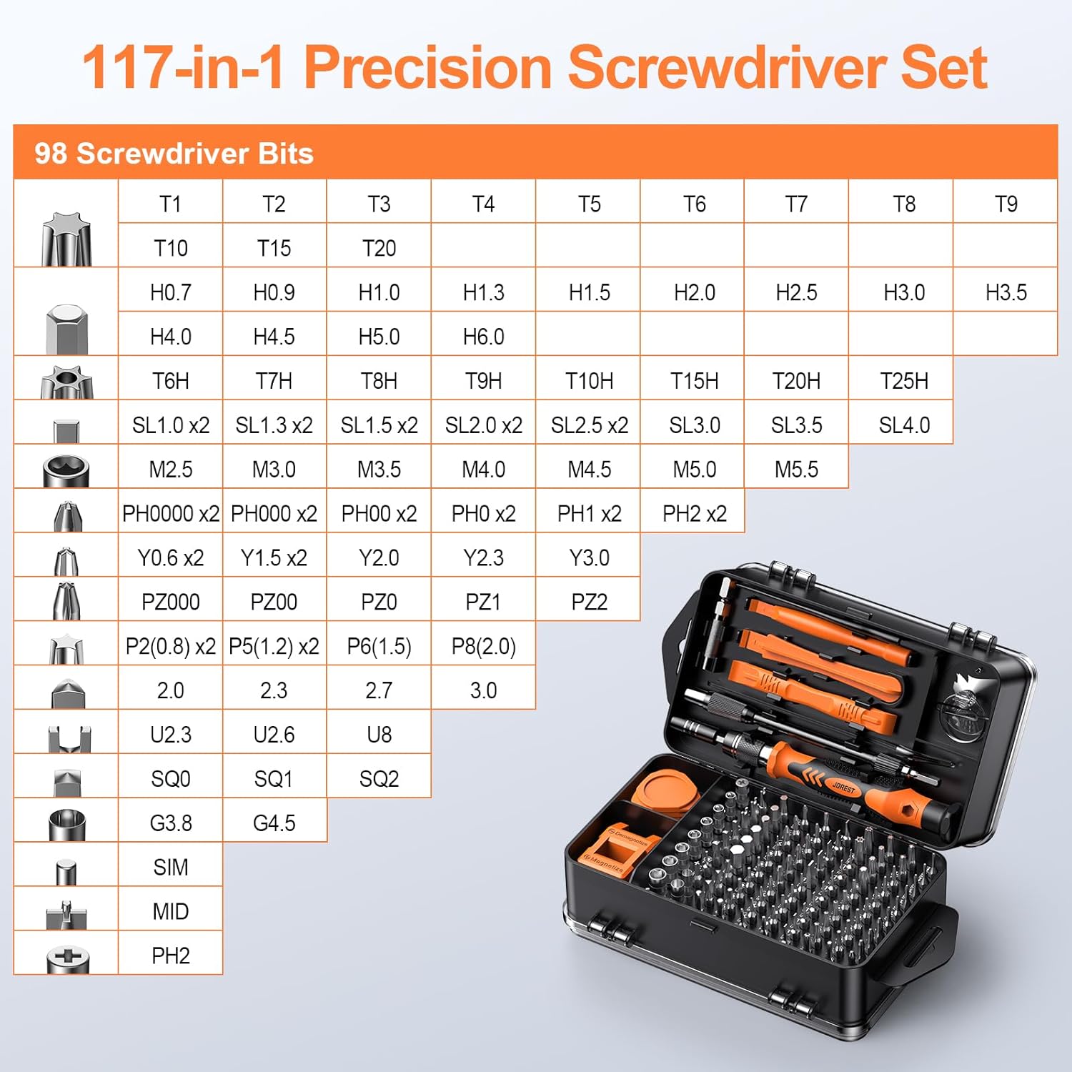 117 in 1 Precision Screwdriver - Screwdriver Set Precision recensione e prezzo