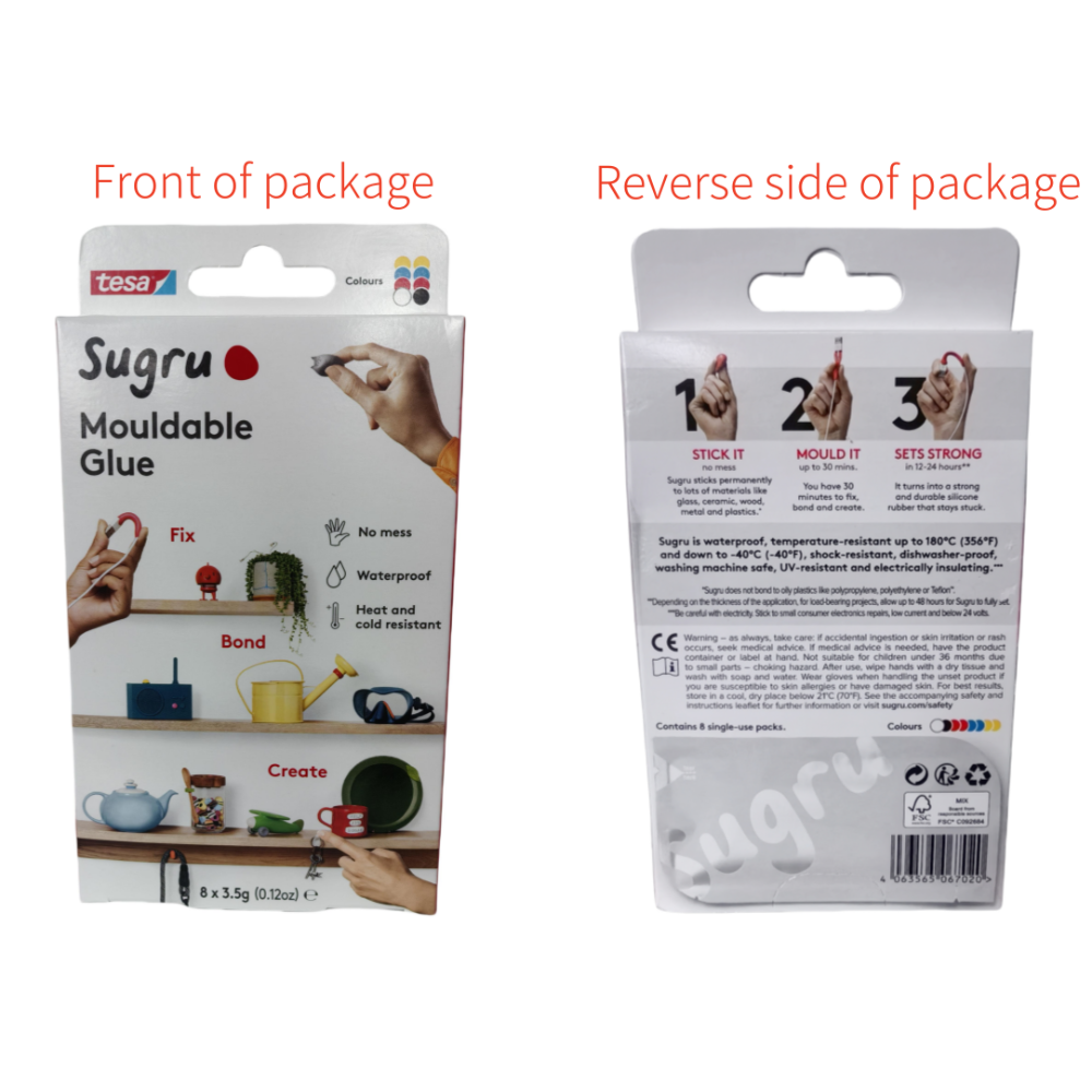 1 box=8 pcs Tesa Sugru Mouldab - Home Improvement And Diy recensione e prezzo