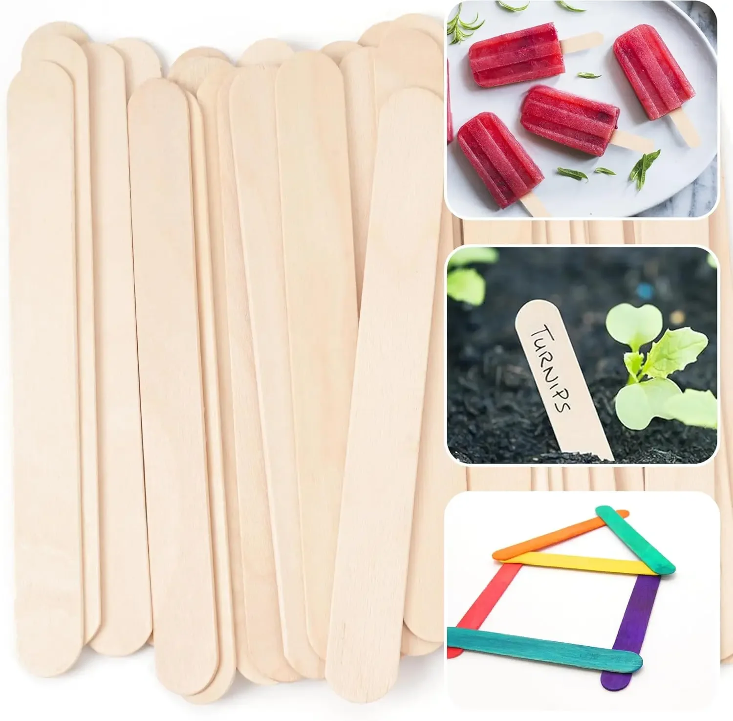 200/100/50/5pcs Tattoo Waxing  - Wood Filler Stick recensione e prezzo
