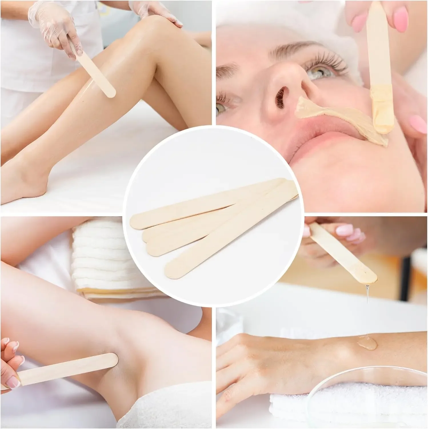 200/100/50/5pcs Tattoo Waxing  - Wood Filler Stick recensione e prezzo
