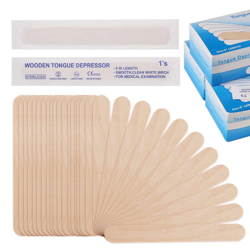 100/50/30/10PCS Tattoo Waxing  - Wood Filler Stick recensione e prezzo