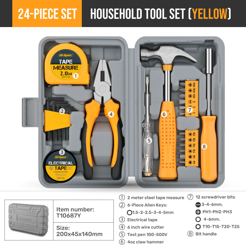 24-Piece Compact Home & Office - Home Improvement And Diy recensione e prezzo