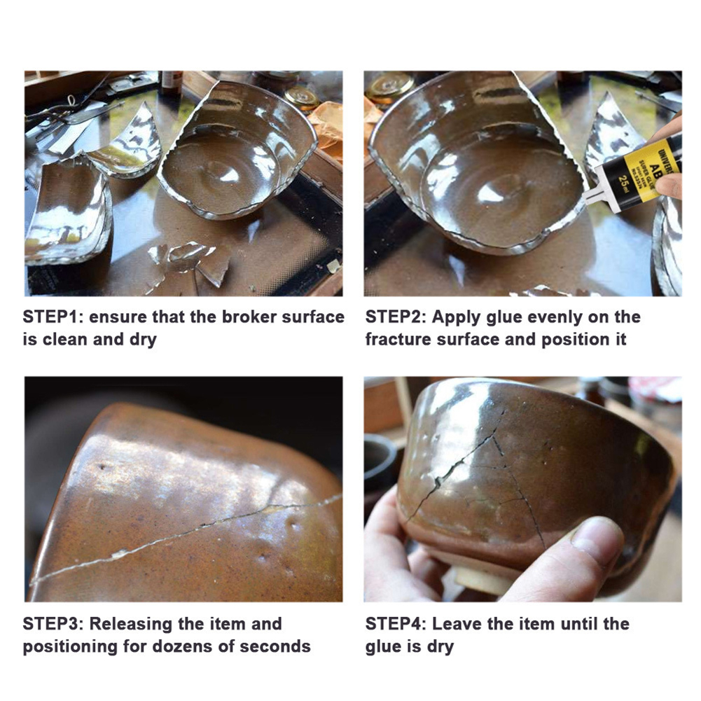 4/25ml Epoxy Resin AB Glue Wat - Wood Filler Stick recensione e prezzo