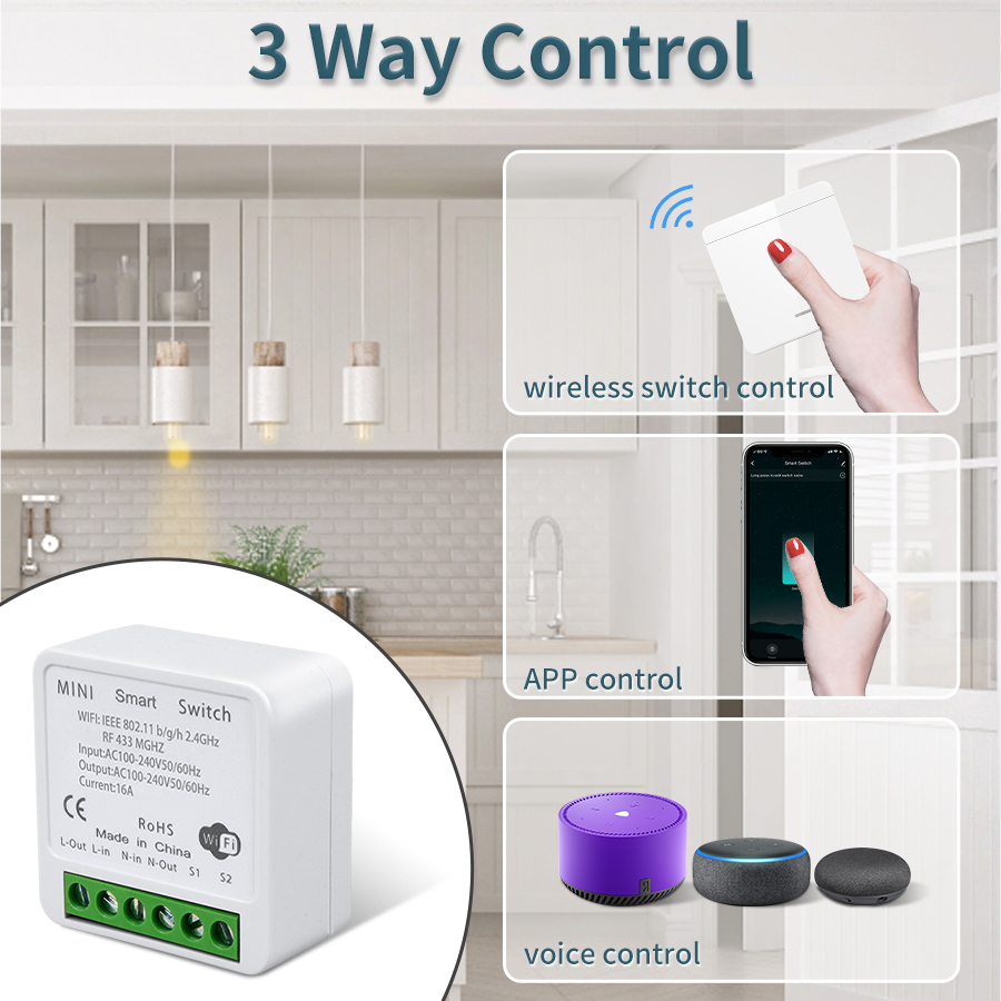 16A Tuya WiFi DIY Smart Switch - Home Improvement And Diy recensione e prezzo