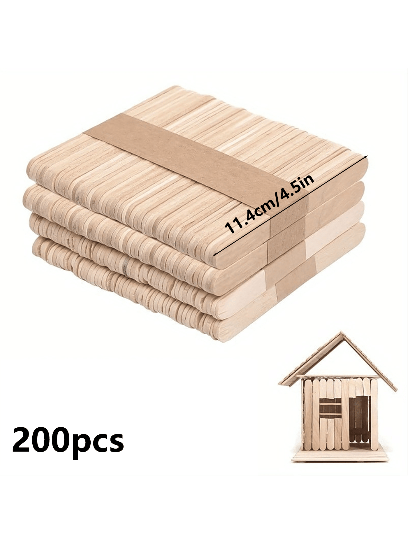 50/100/200 Pieces 11.4cm/4.5 i - Wood Filler Stick recensione e prezzo