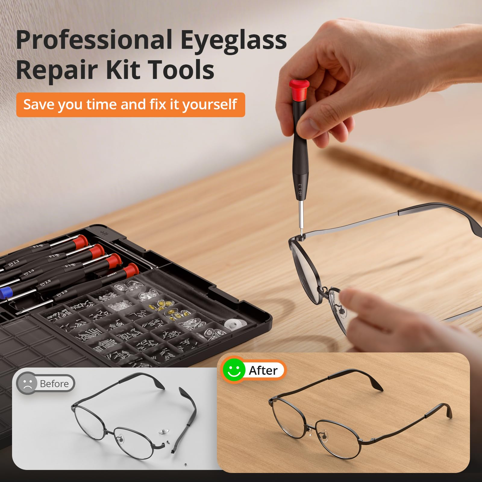 Eyeglass Repair Tool Kit with  - Screwdriver Set Precision recensione e prezzo