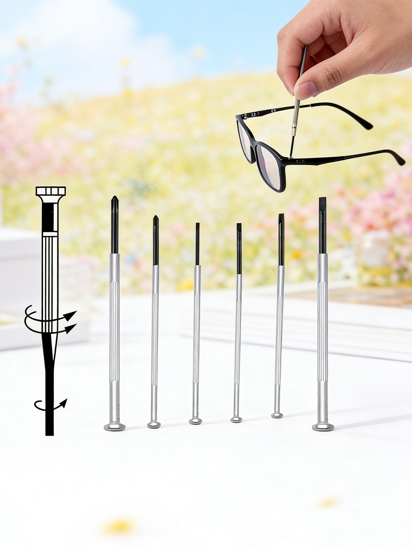 6pcs screwdriver set, eyewear  - Screwdriver Set Precision recensione e prezzo